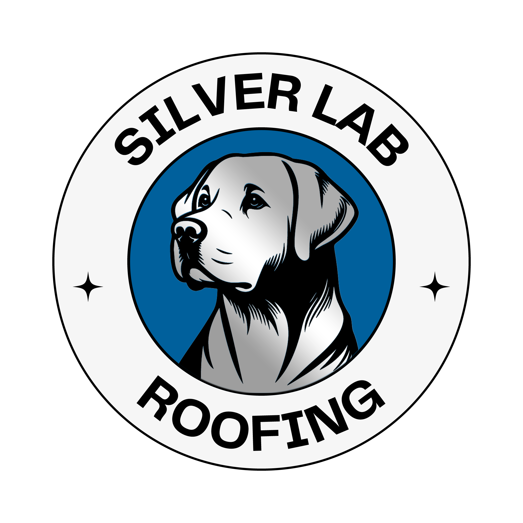 Silver Lab Roofing Logo